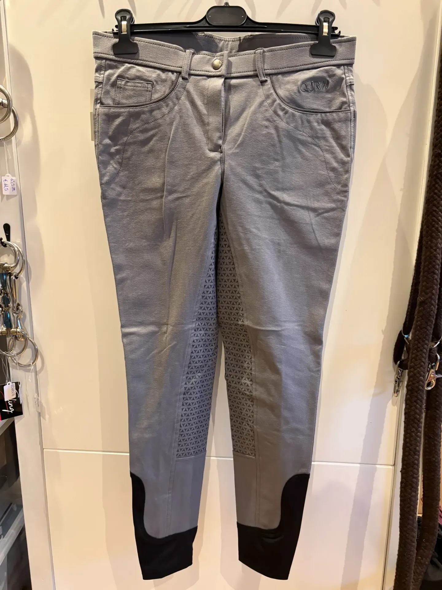 Rijbroek QJRW Molly grijs maat 36