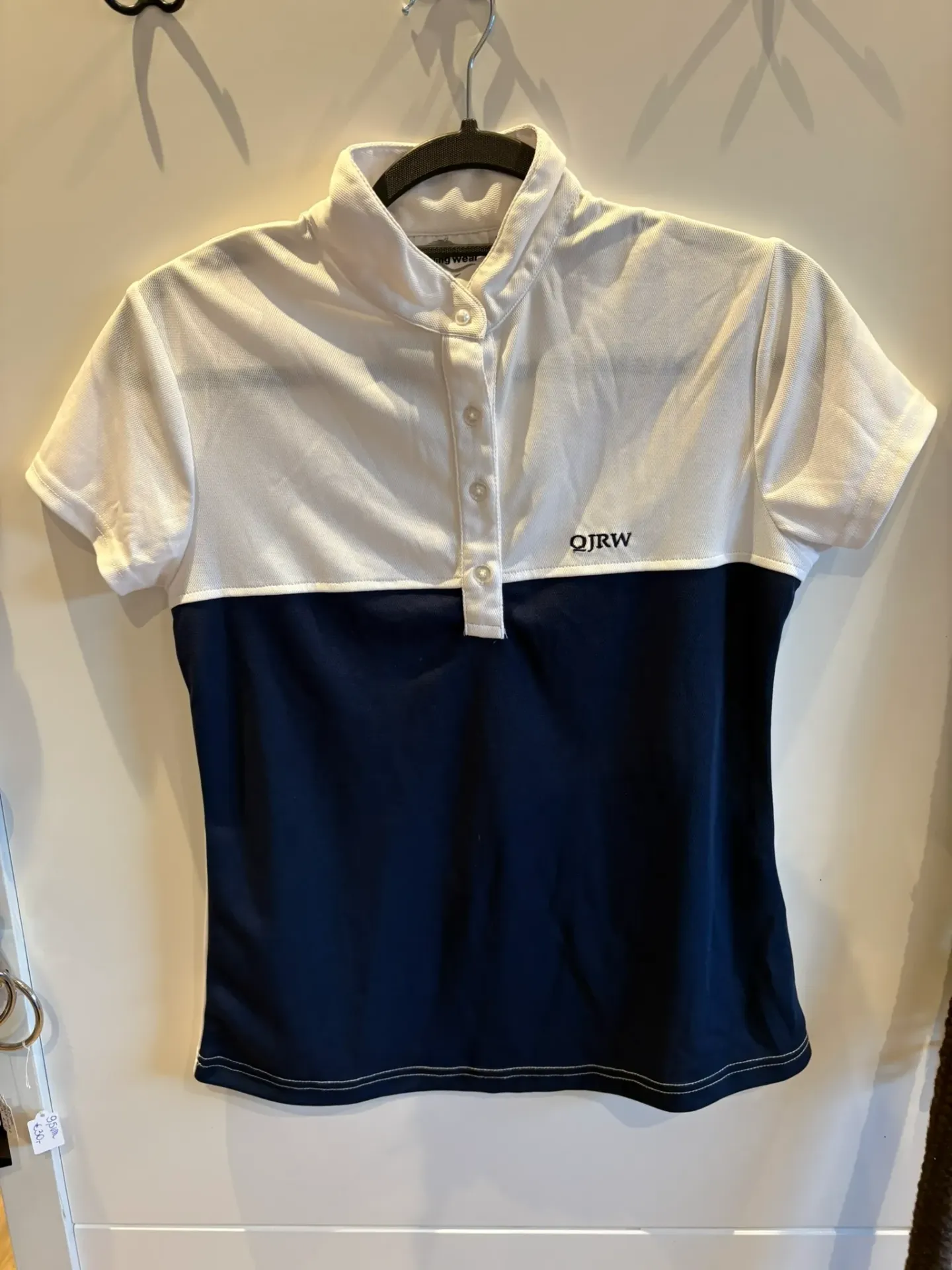 Wedstrijdshirt QJRW donkerblauw/wit maat M