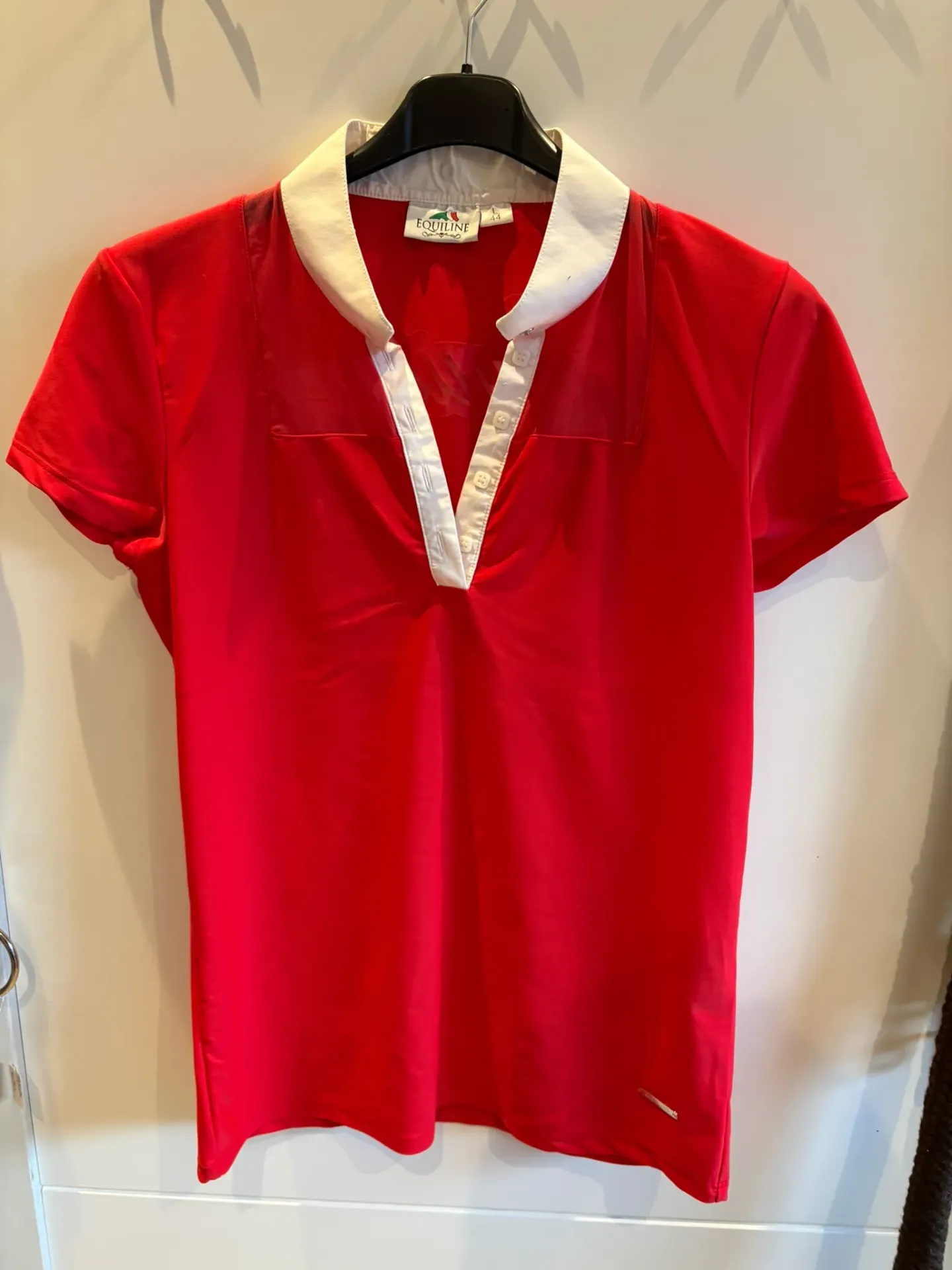 Wedstrijdshirt Equiline rood maat L