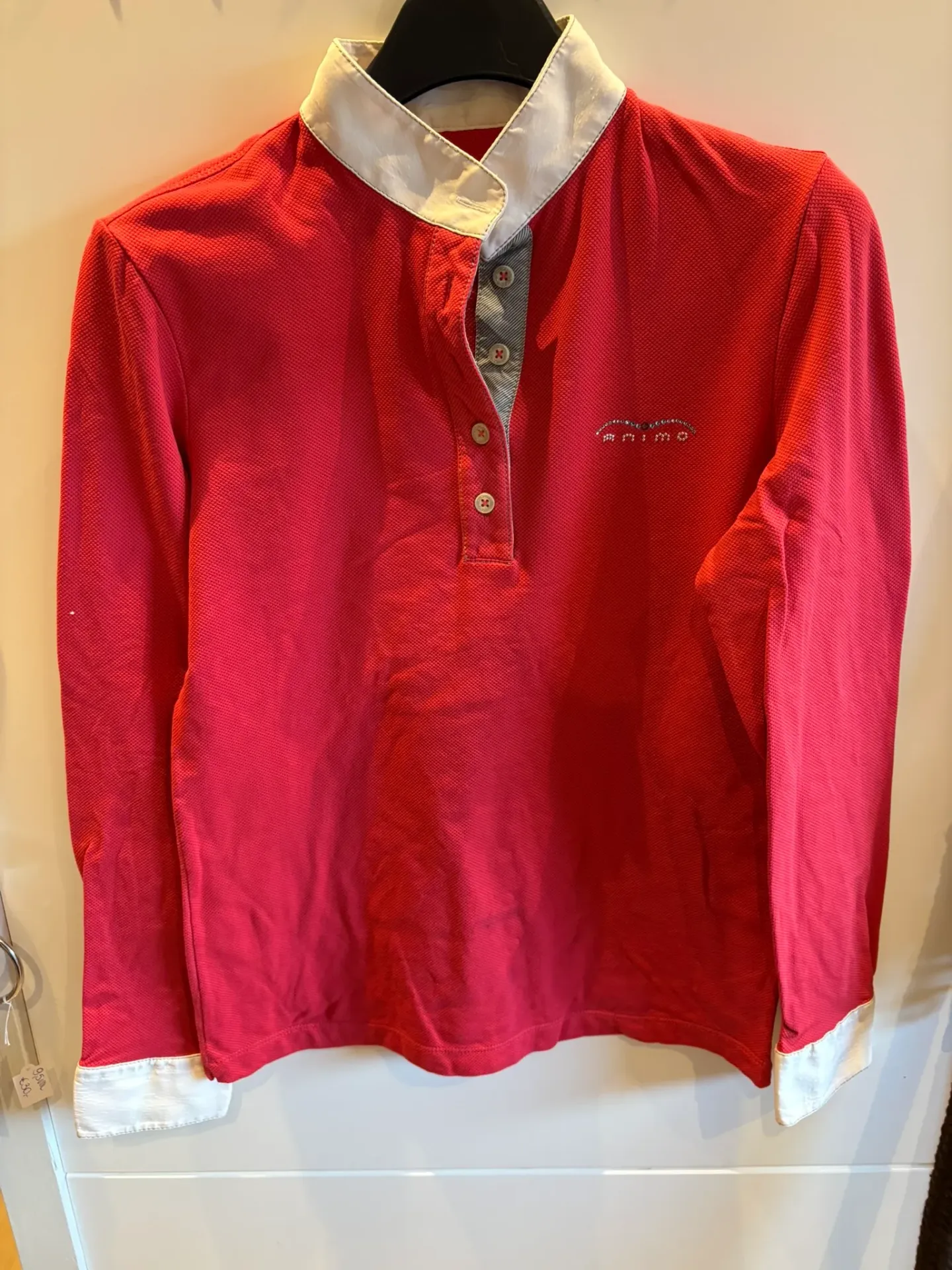 Wedstrijdshirt Animo rood maat 38