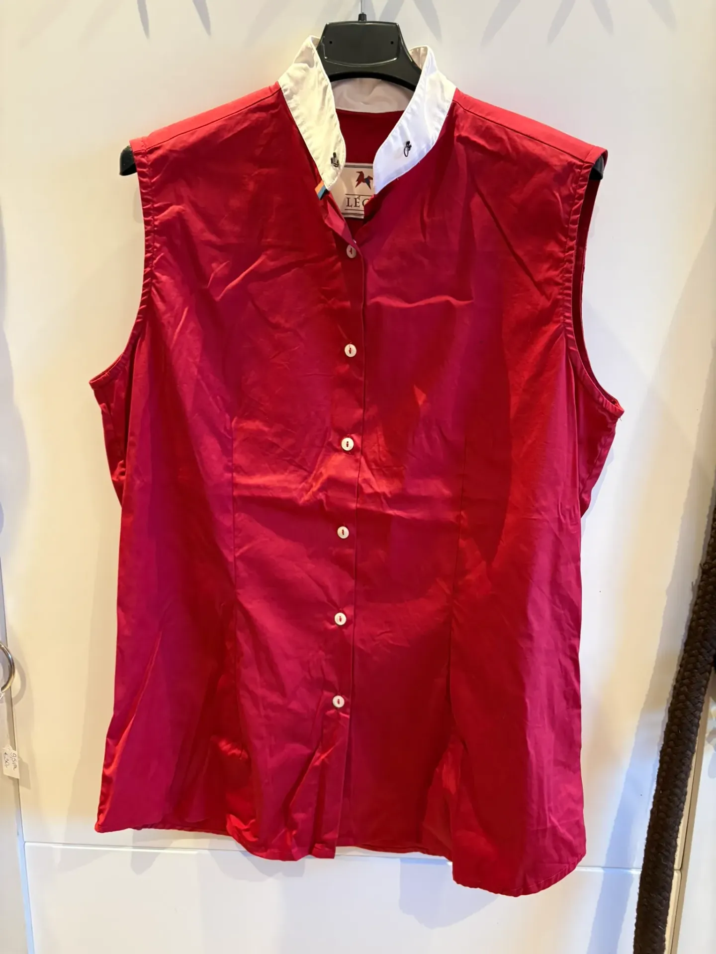Wedstrijdshirt Léon bordeaux/rood maat 42