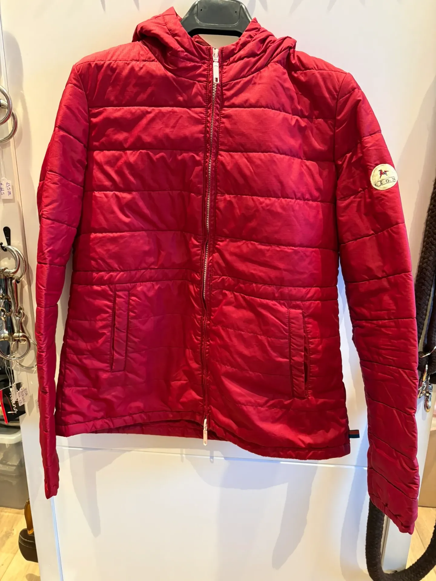 Jas Léon bordeaux/rood