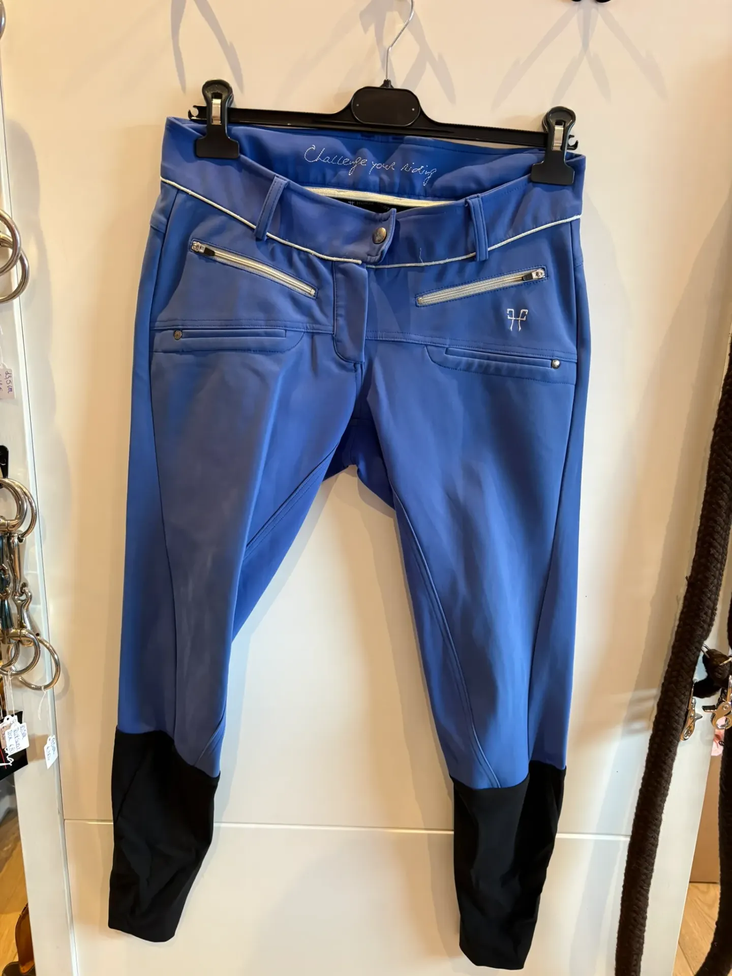 Rijbroek Horse Pilot blauw maat M
