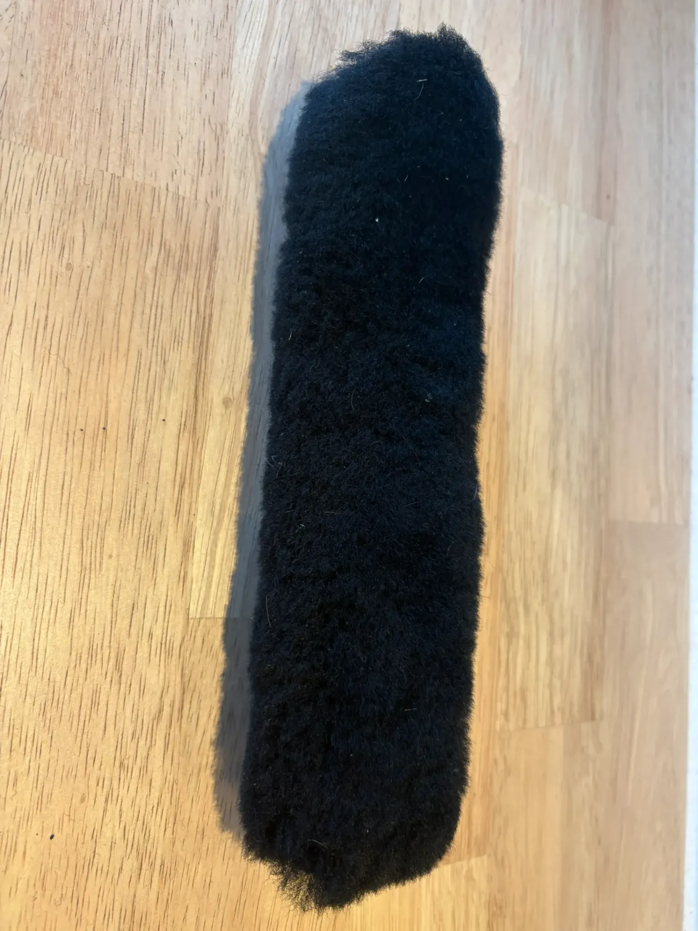 Lamswollen bontje zwart